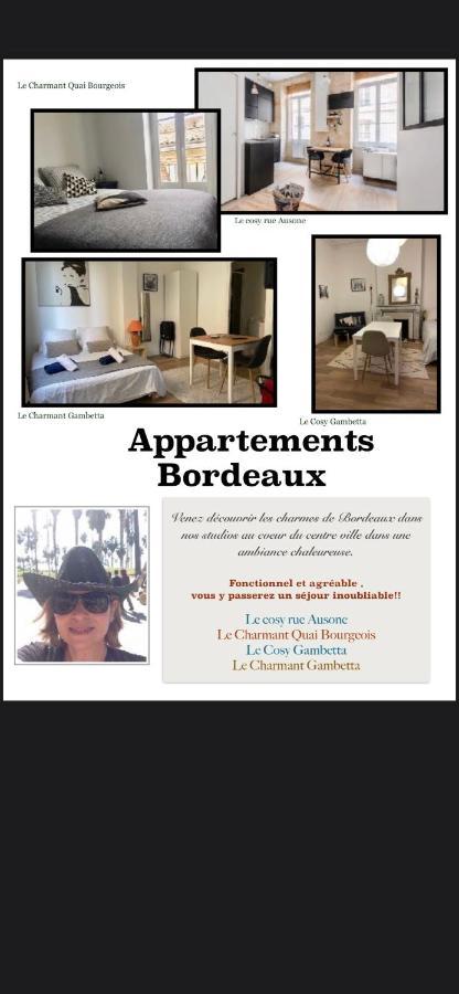 Le Cosy - Rue Ausone Daire Bordeaux Dış mekan fotoğraf